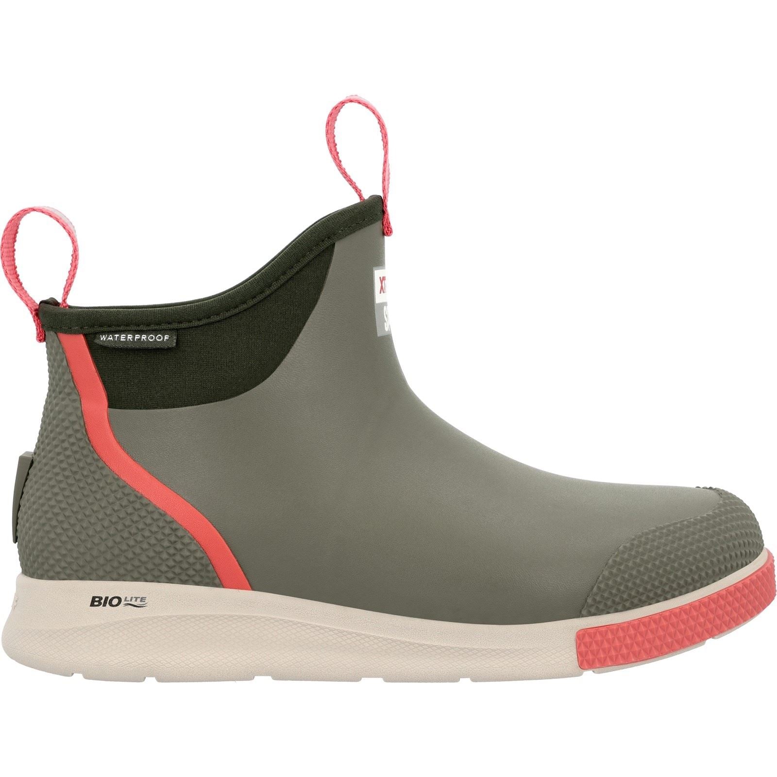 Xtratuf Knöchel Deck Sport Synthetische Oliven Wellington Stiefel