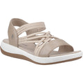 Hush Puppies Susanna Damen Sandalen Aus Leder In Taupe