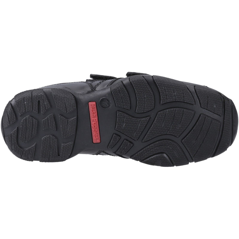 Hush Puppies Vance Lederslipper In Schwarz Für Jungen