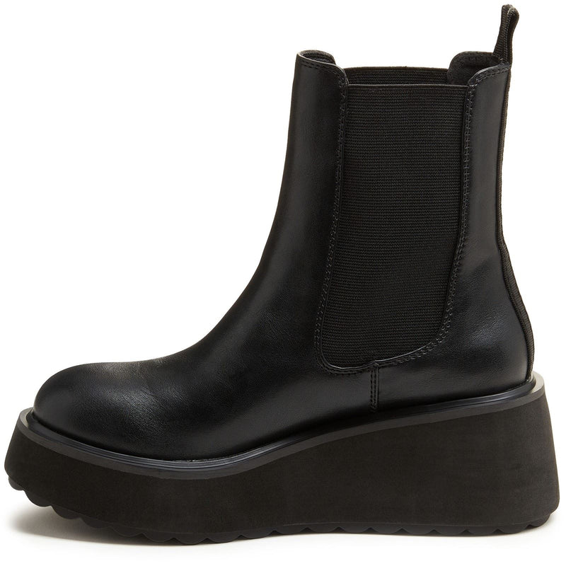 Rocket Dog Heyday Damen Stiefeletten aus schwarzem Polyurethan
