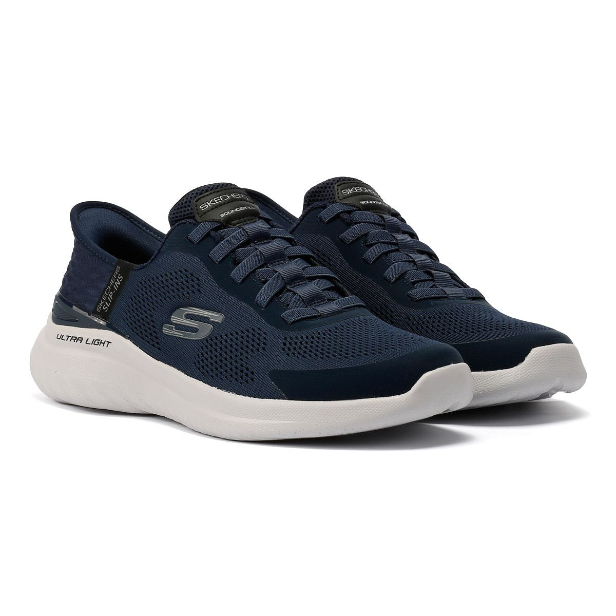 Skechers Bounder 2.0 Emerged Herren Blaue Turnschuhe