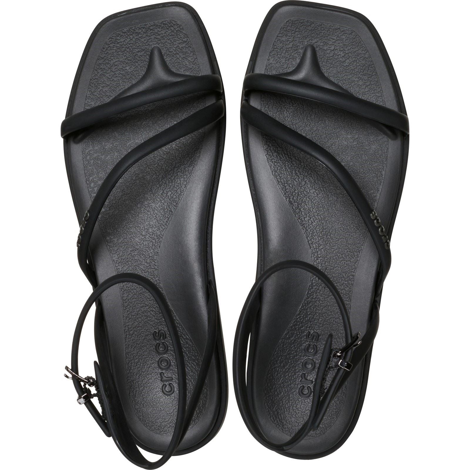 Crocs Miami Toe Loop Eva Damen Schwarze Sandalen