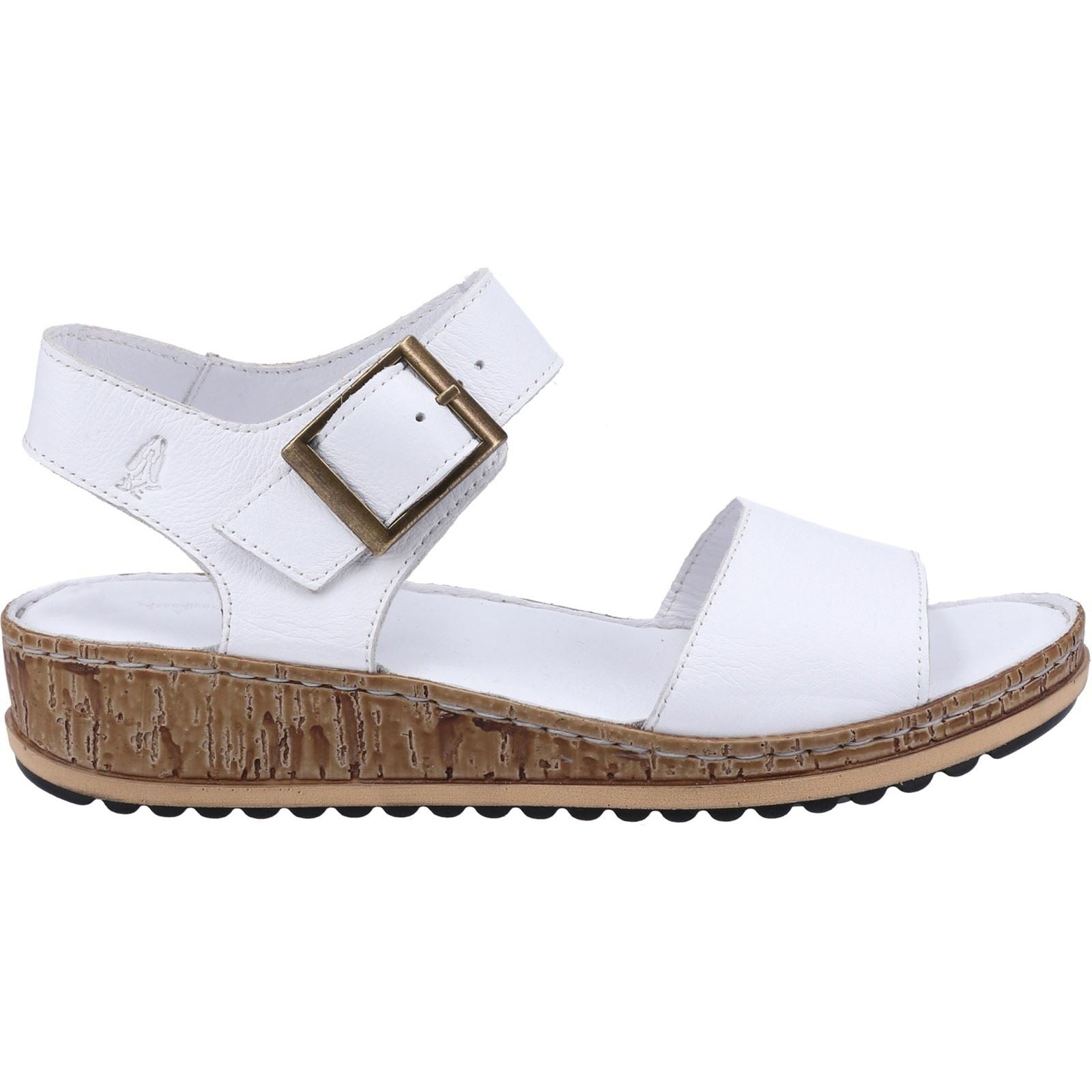Hush Puppies Ellie Damen Sandalen Aus Weißem Leder