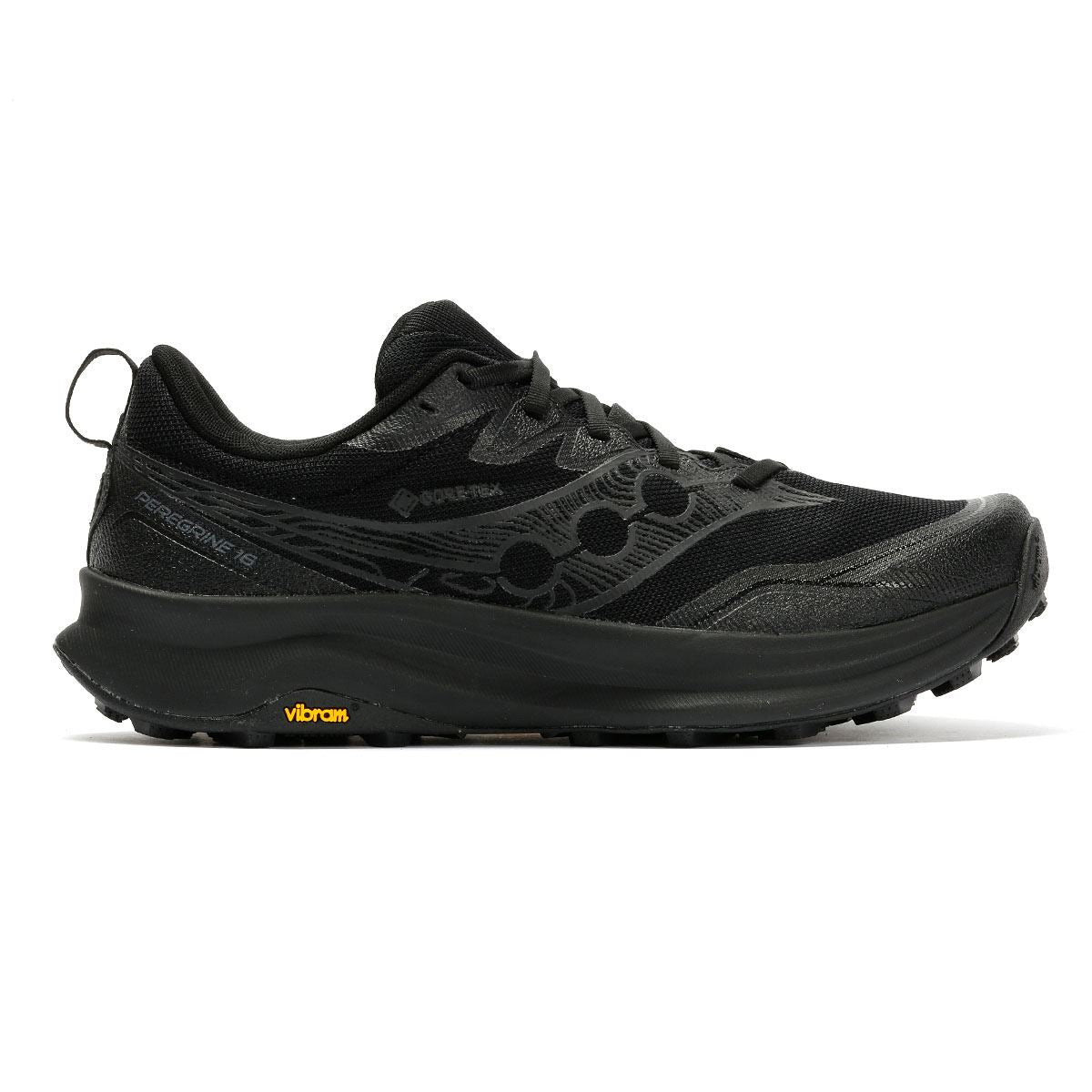Saucony Peregrine 16 GTX Männer Schwarze Sneakers