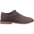 Hush Puppies Scout Leder Herren Wachsige Braune Schnürschuhe
