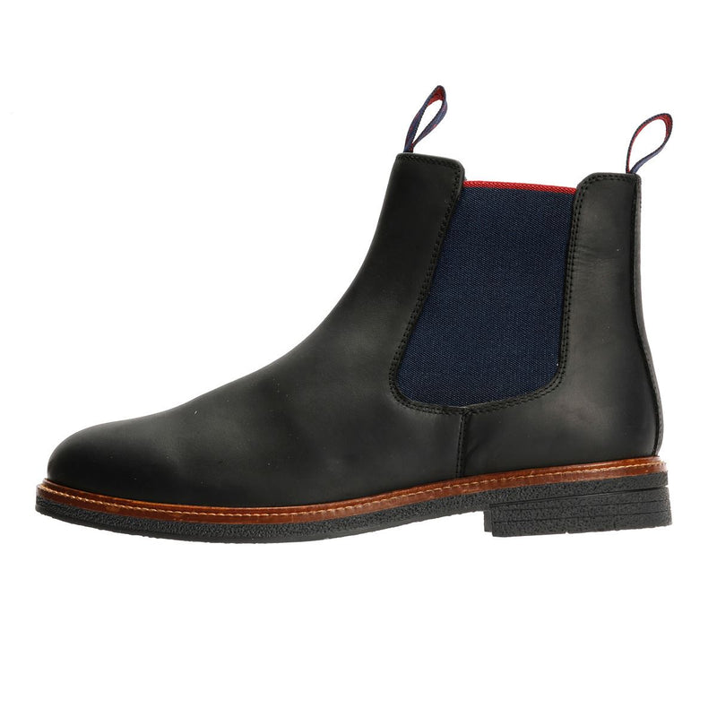Ben Sherman Walker Chelsea Leder Herren Schwarze Stiefel