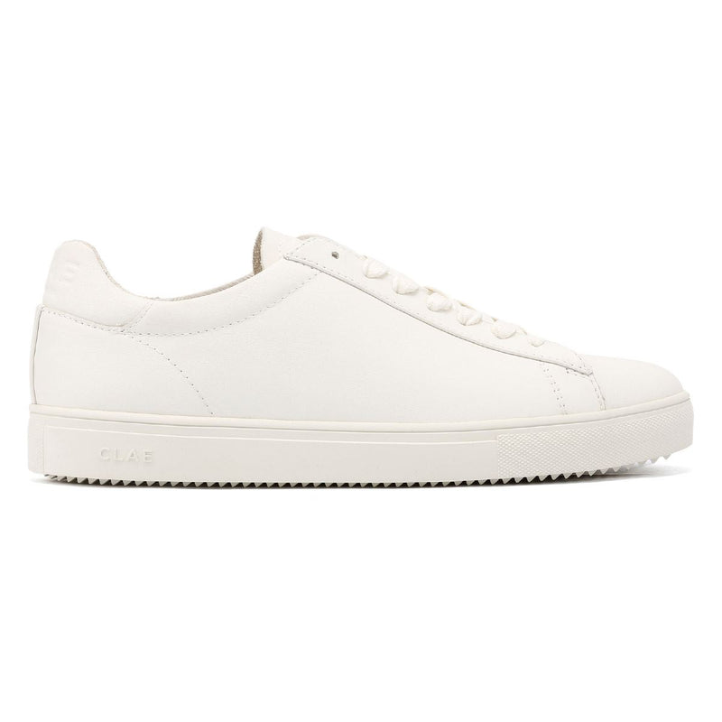 Clae Bradley Essentials Leder Herren Weiße Sneakers