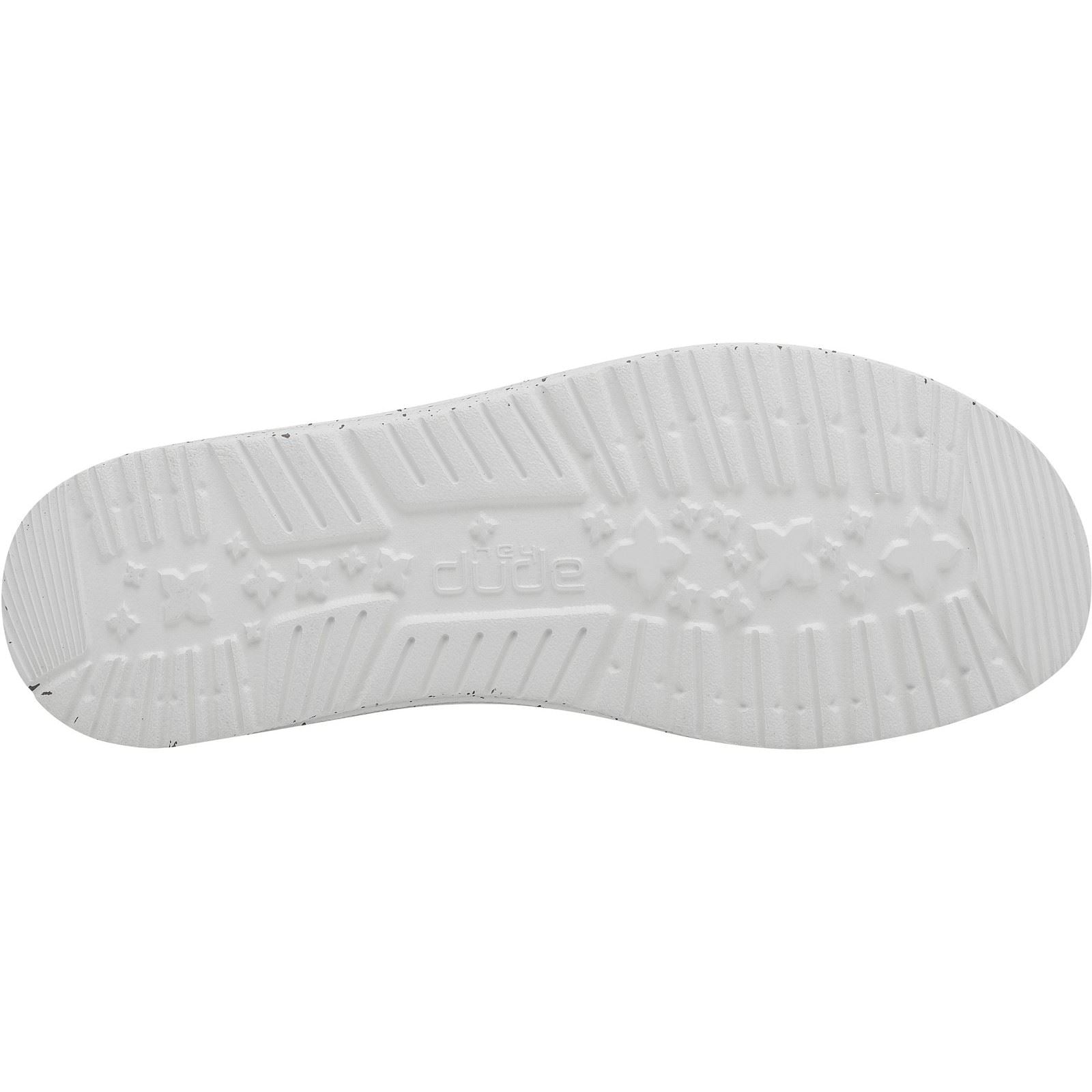 HEYDUDE Wendy Sox Damen Slipper In Steinweiß.