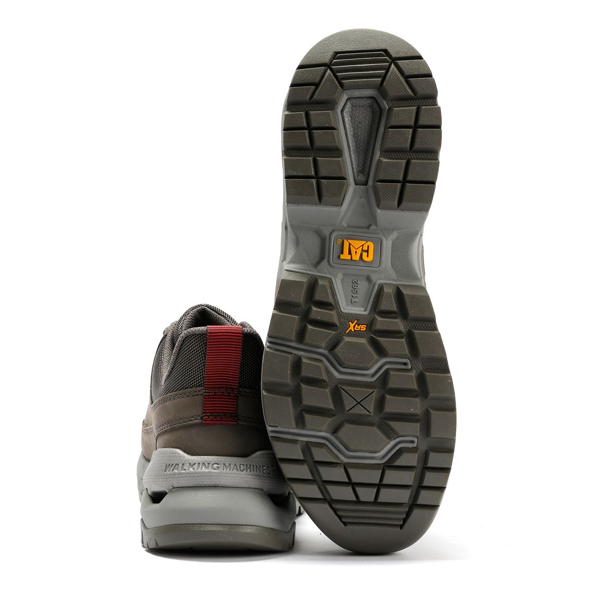 Caterpillar Surge Hiker Lo Waxy Nubuck Herren Graue Schnürschuhe