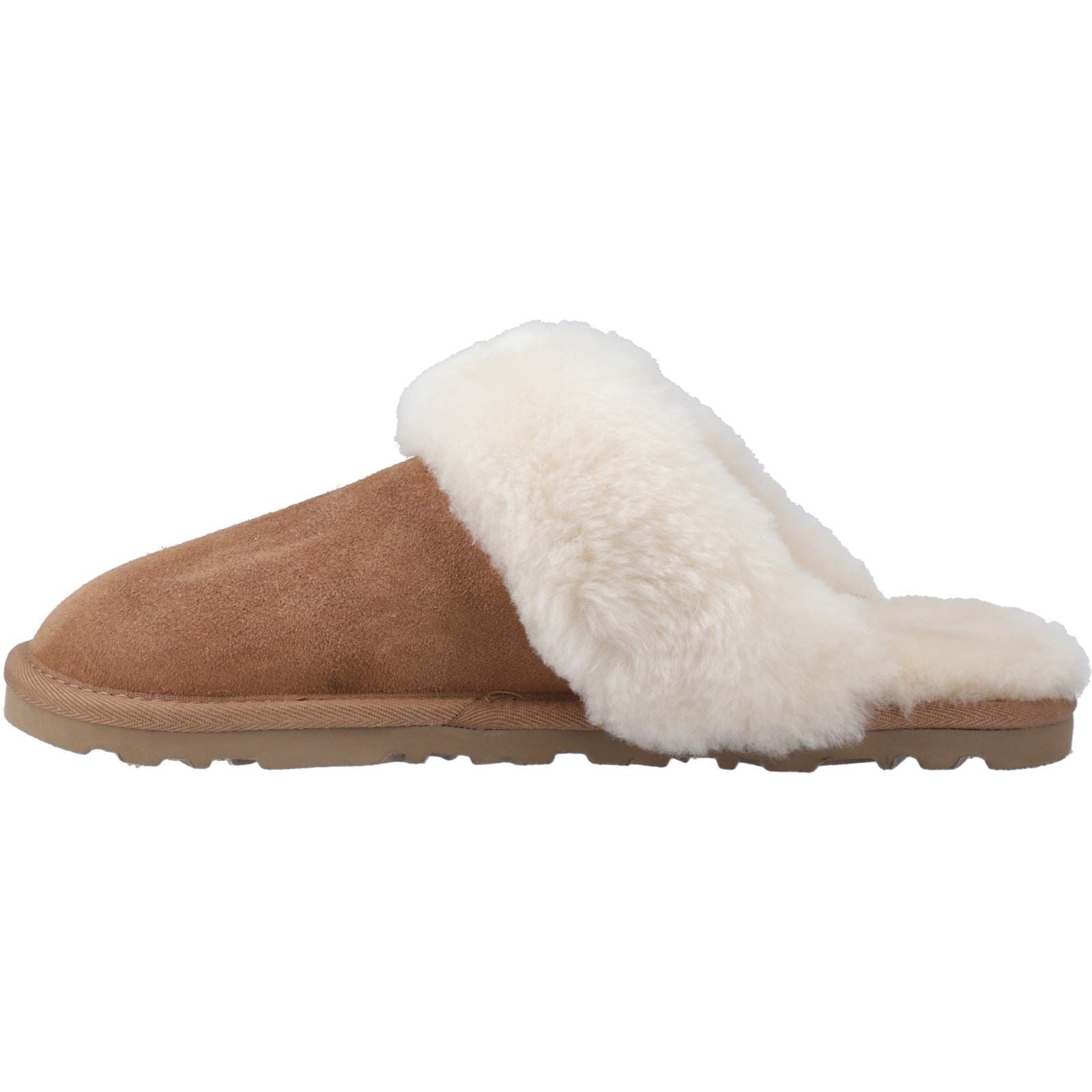 Hush Puppies Samantha Damenhausschuhe aus Veloursleder in Tan