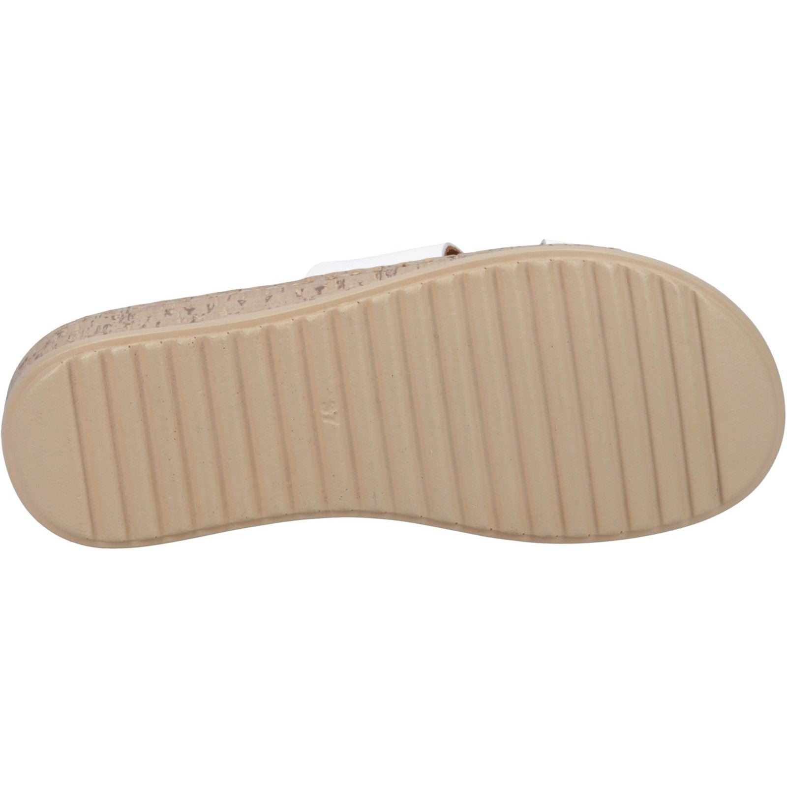 Hush Puppies Eloise Damen Sandalen Aus Weißem Leder