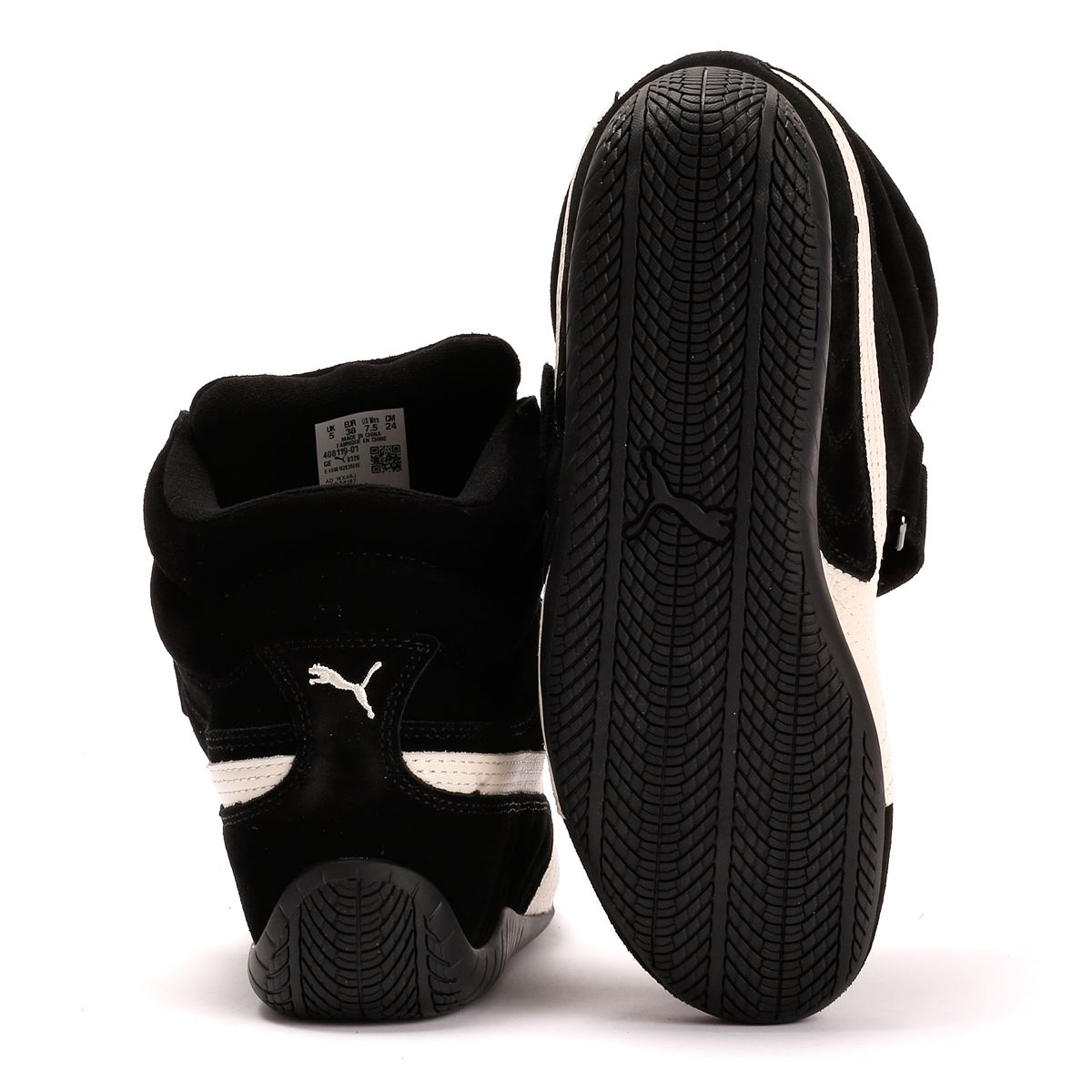 Puma Speedcat Wedge OG Wildleder Damen Schwarz Sneakers