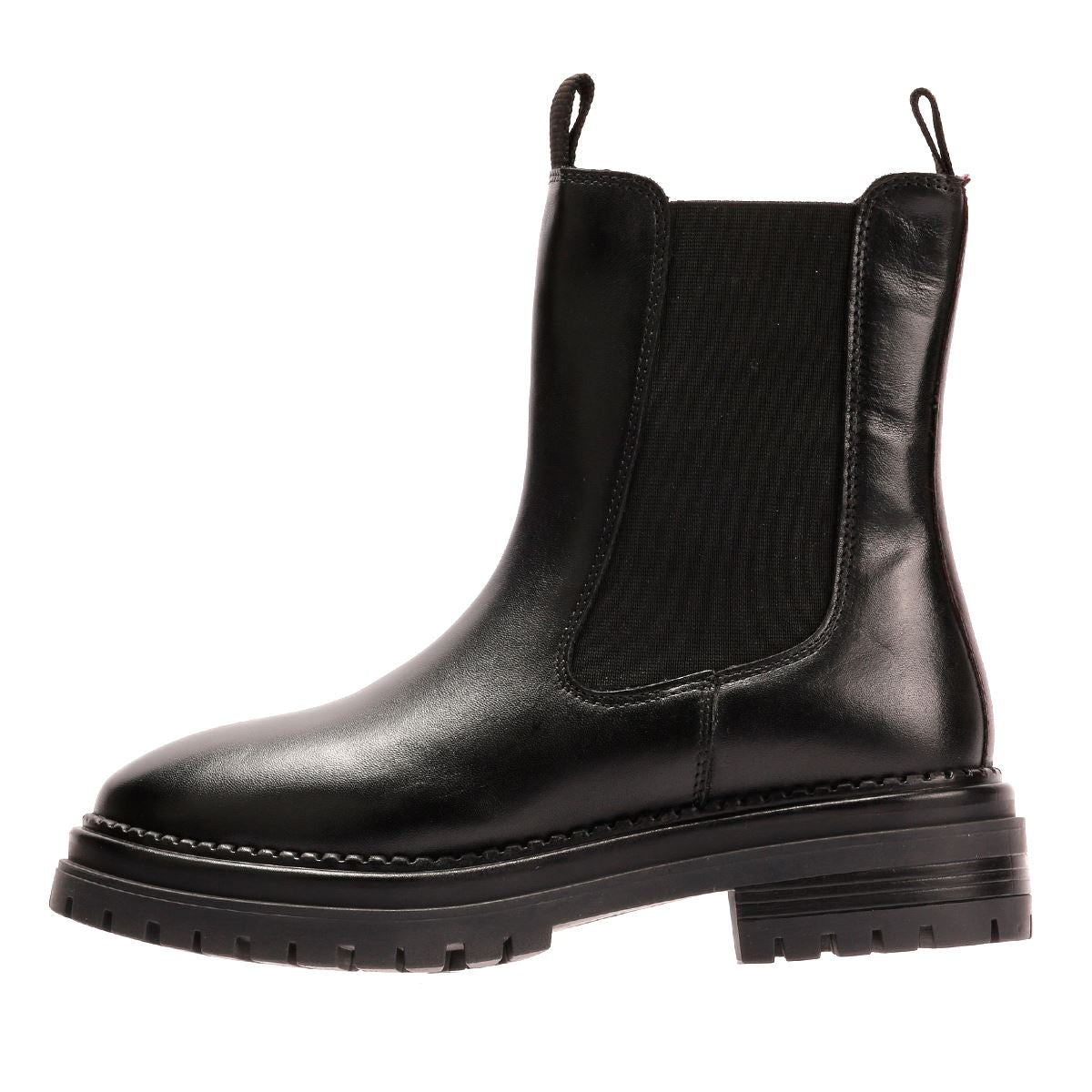 Osprey London The Hampton Chelsea Leder Damen Schwarze Stiefel