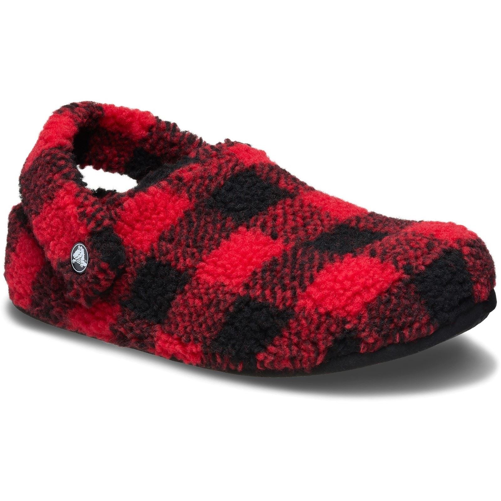 Crocs Classic Cozzzy Polyester Herren Varsity Rot/Schwarze Farbe Hausschuhe