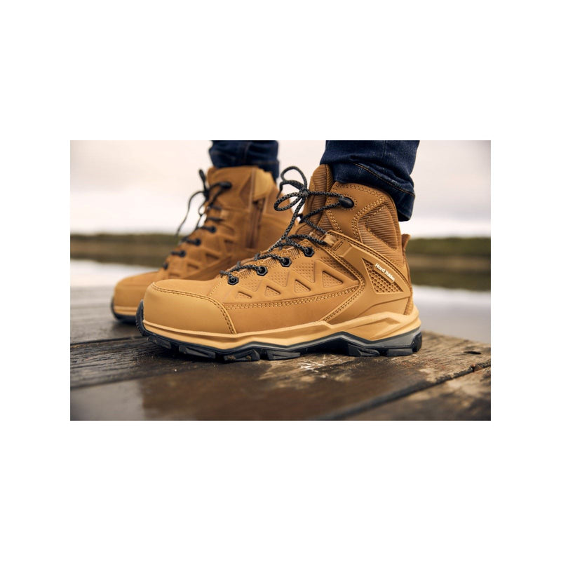 Hard Yakka Atomic Leder Weizen Sicherheitsschuhe