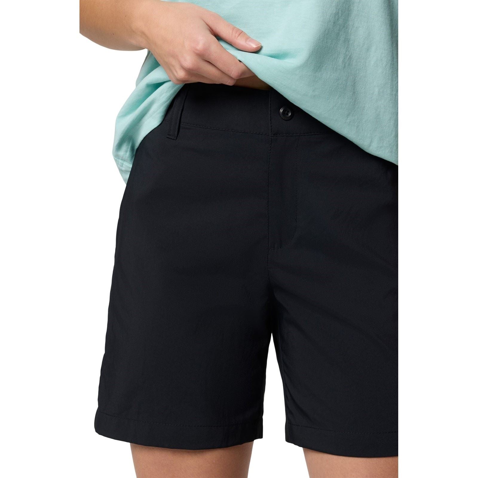 Columbia Silver Ridge Utility Polyester Damen Schwarze Farbe Wandershorts