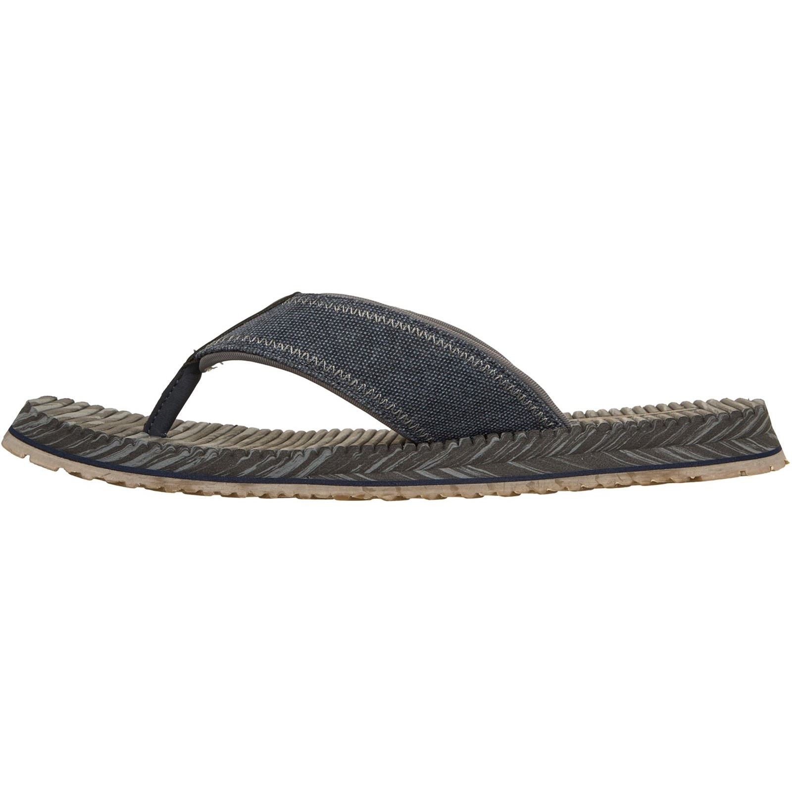 Skechers Quill Textile Herren Navy Flip-Flops