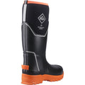 Muck Boots Grit S5 Damen Gummistiefel in Schwarz/Orange