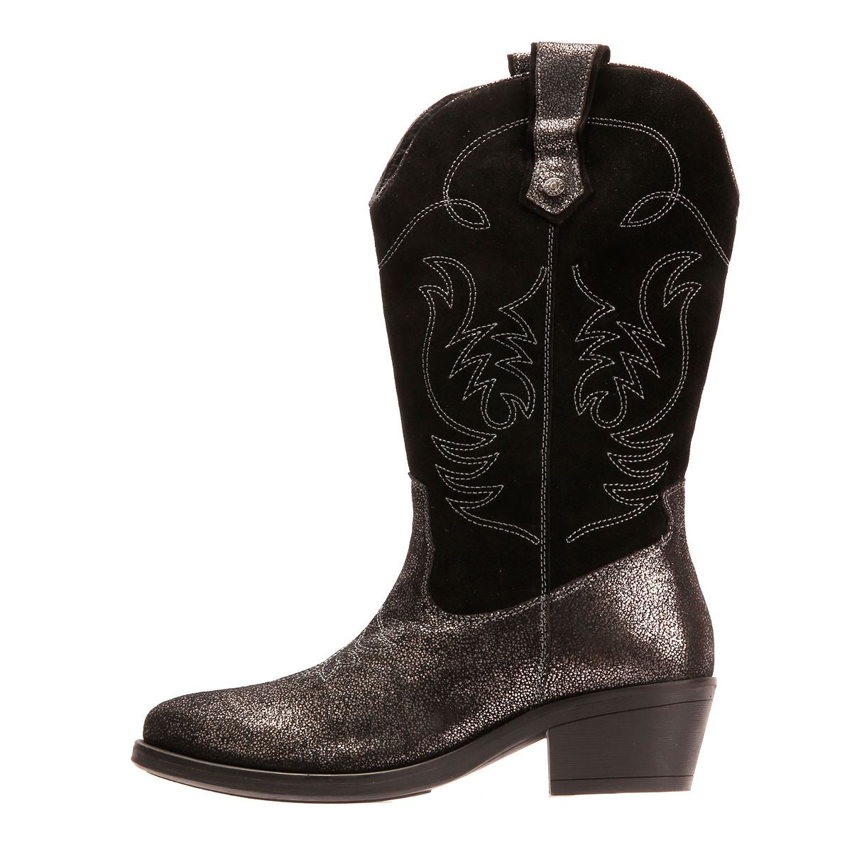 Osprey London The Louisiana Leder Damen Schwarze Stiefel