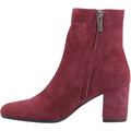 Hush Puppies Octavia Damen Veloursleder Bordeaux Stiefeletten mit Absatz