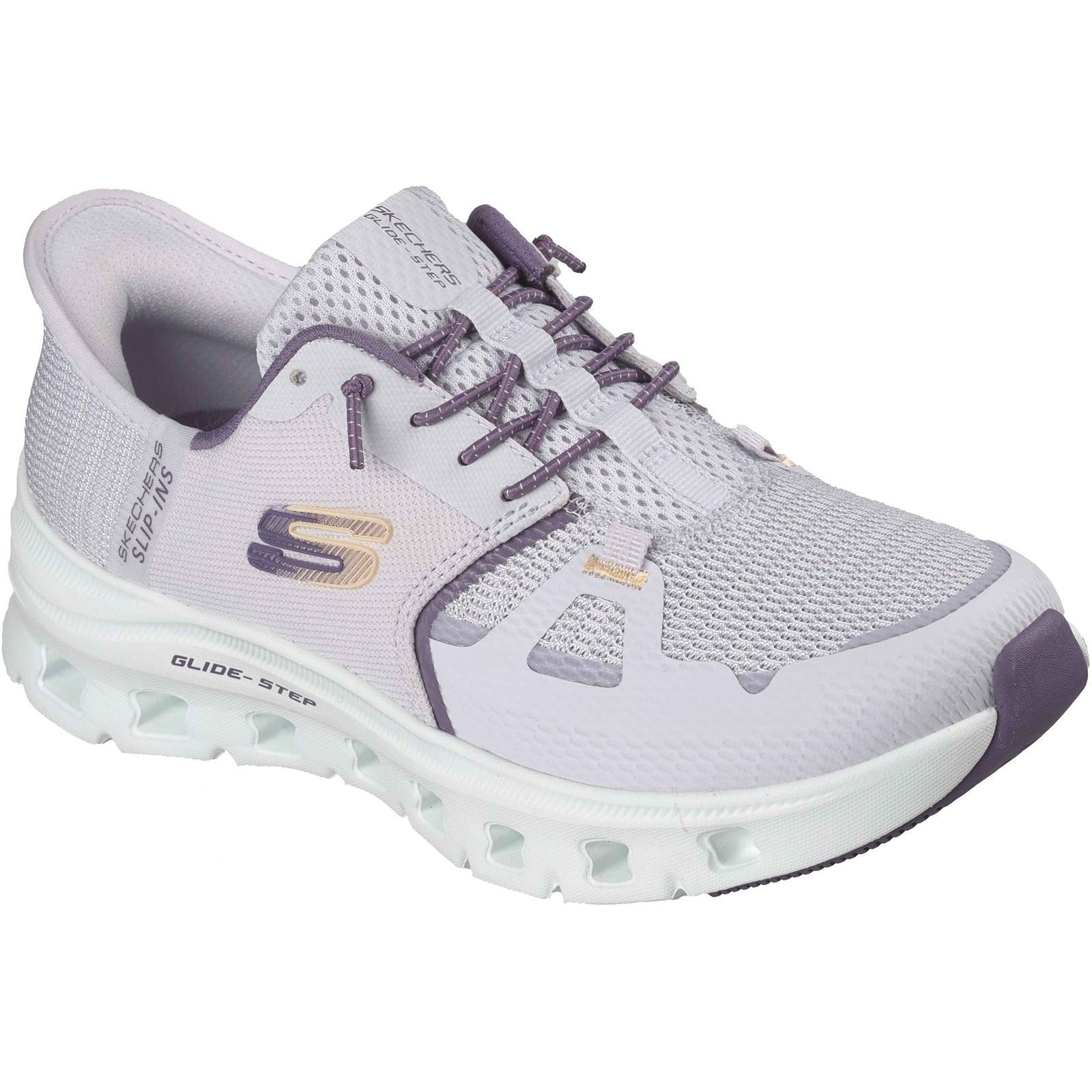 Skechers Glide-Step Pro Polyester Damen Lavendel Sneakers