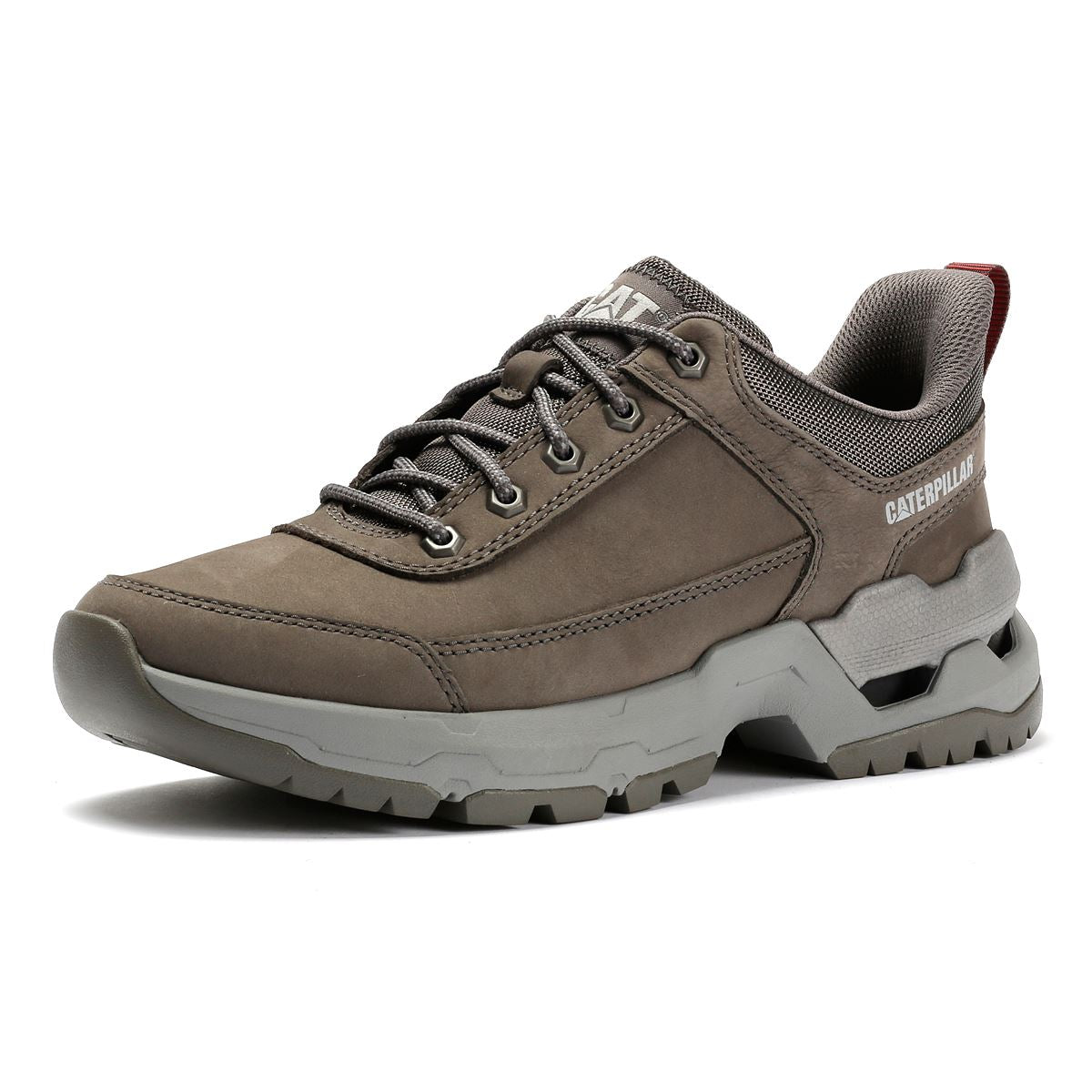 Caterpillar Surge Hiker Lo Waxy Nubuck Herren Graue Schnürschuhe