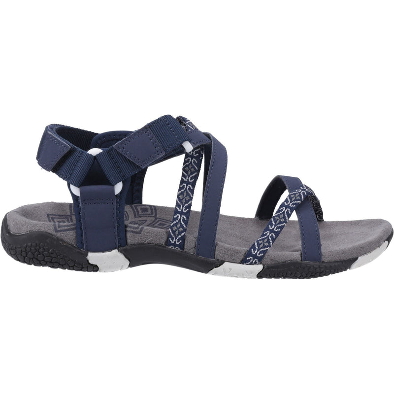 Cotswold Sunhill Damen Sandalen Aus Veloursleder In Marineblau