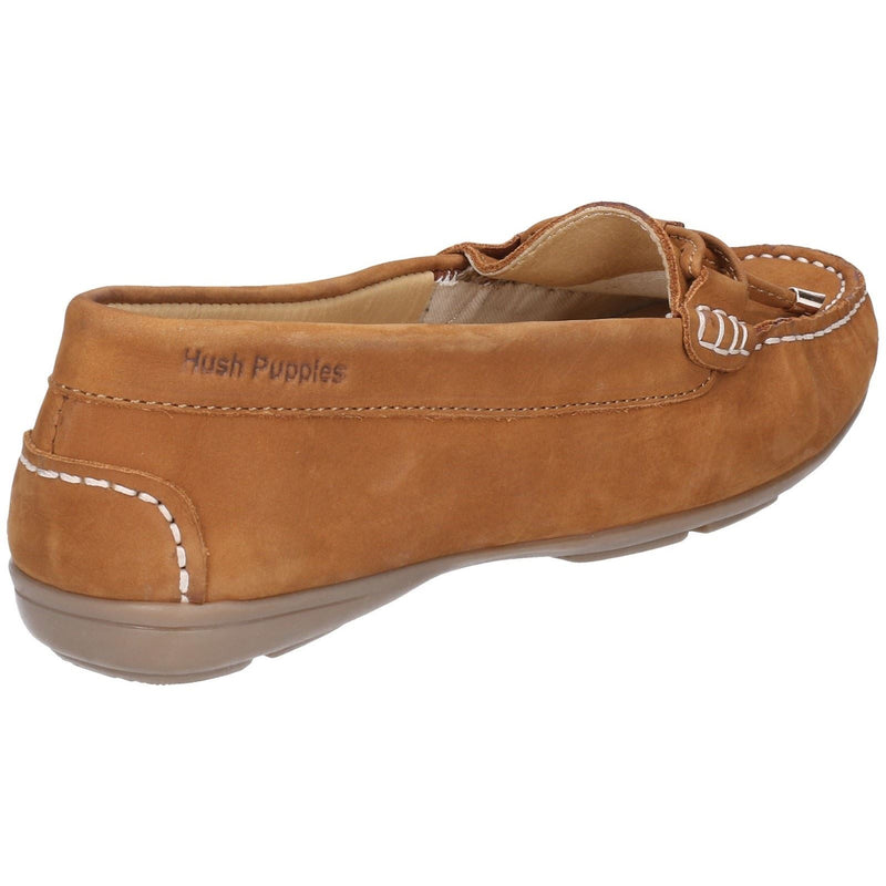 Hush Puppies Maggie Leder Damen Loafer In Tan