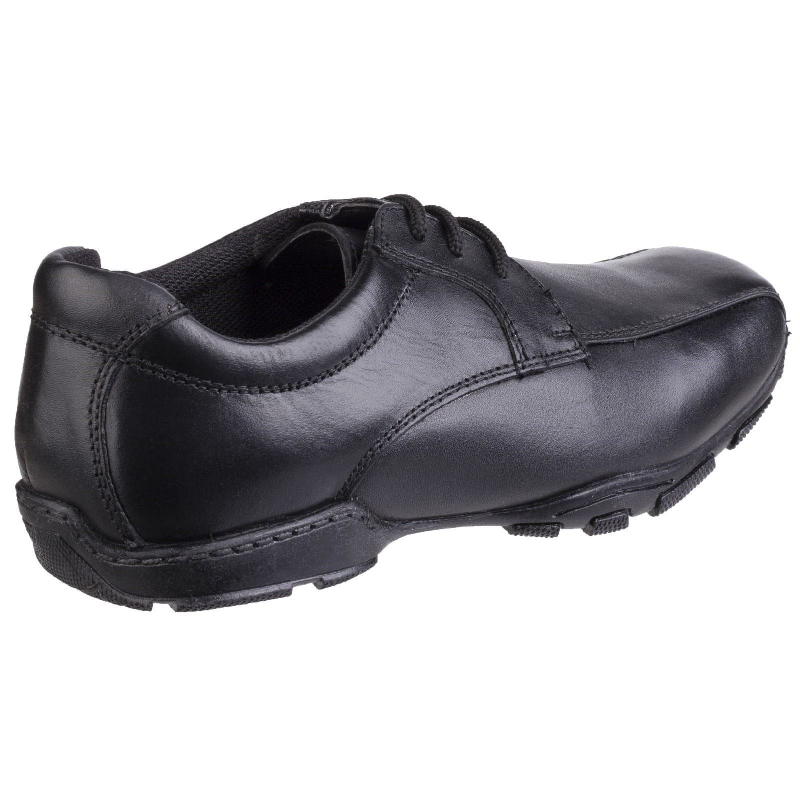 Hush Puppies Vincente Senior Lederslipper In Schwarz Für Jungen