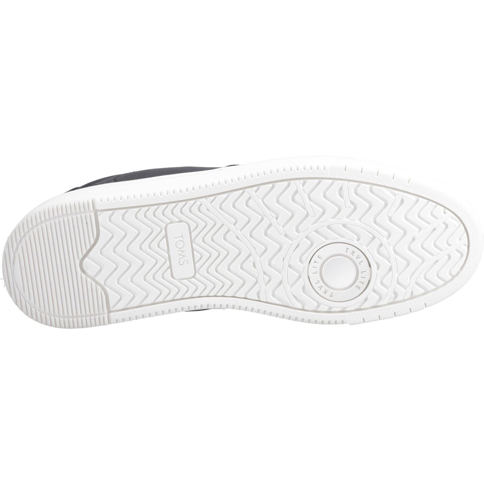 TOMS TRVL Lite Court Leder Herren Schwarze Sneakers