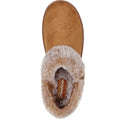 Skechers Cozy Campfire Fresh Toast Textile Damen Hausschuhe In Kastanienbraun