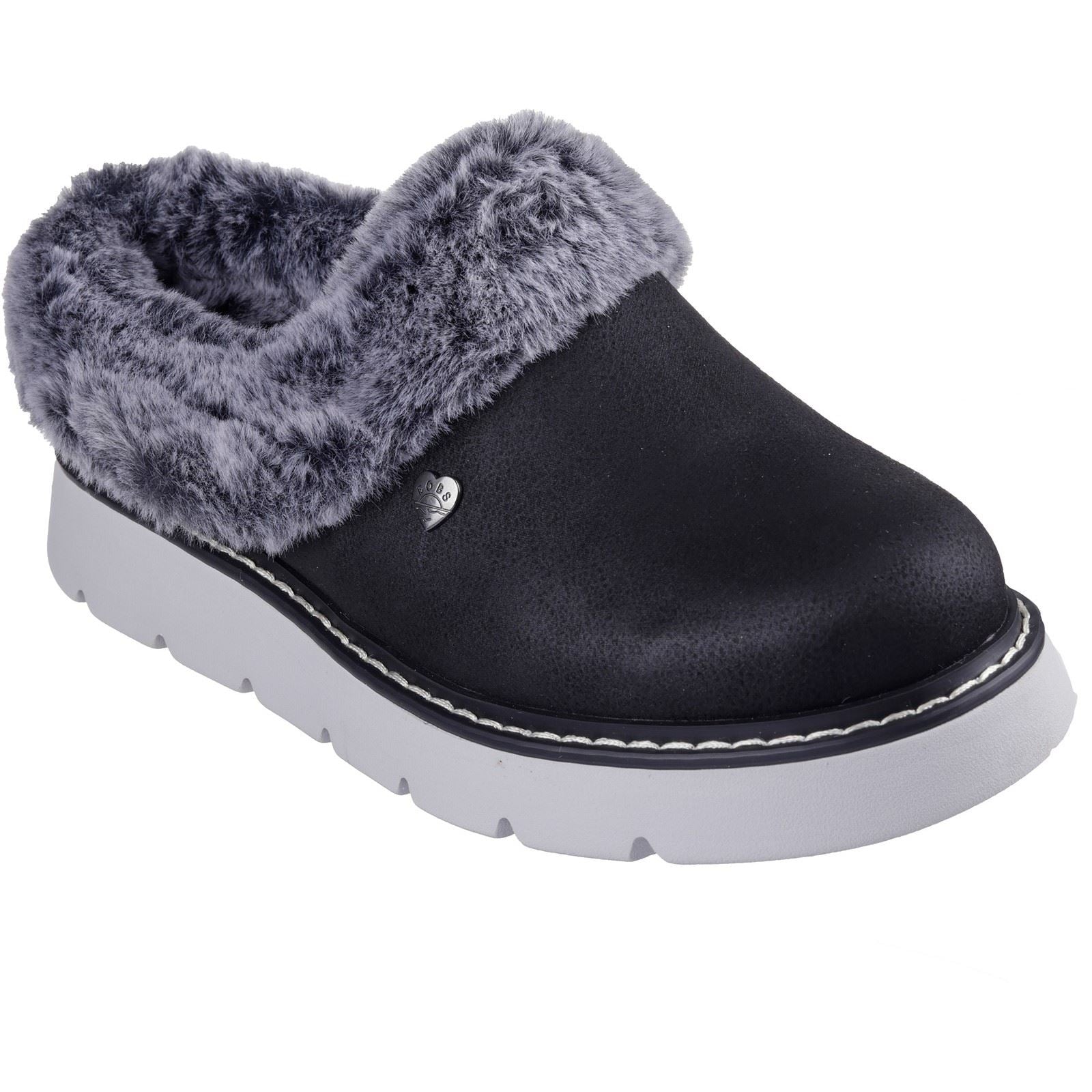 Skechers Keepsakes Lite Cozy Blend Textil Damen Hausschuhe In Schwarz