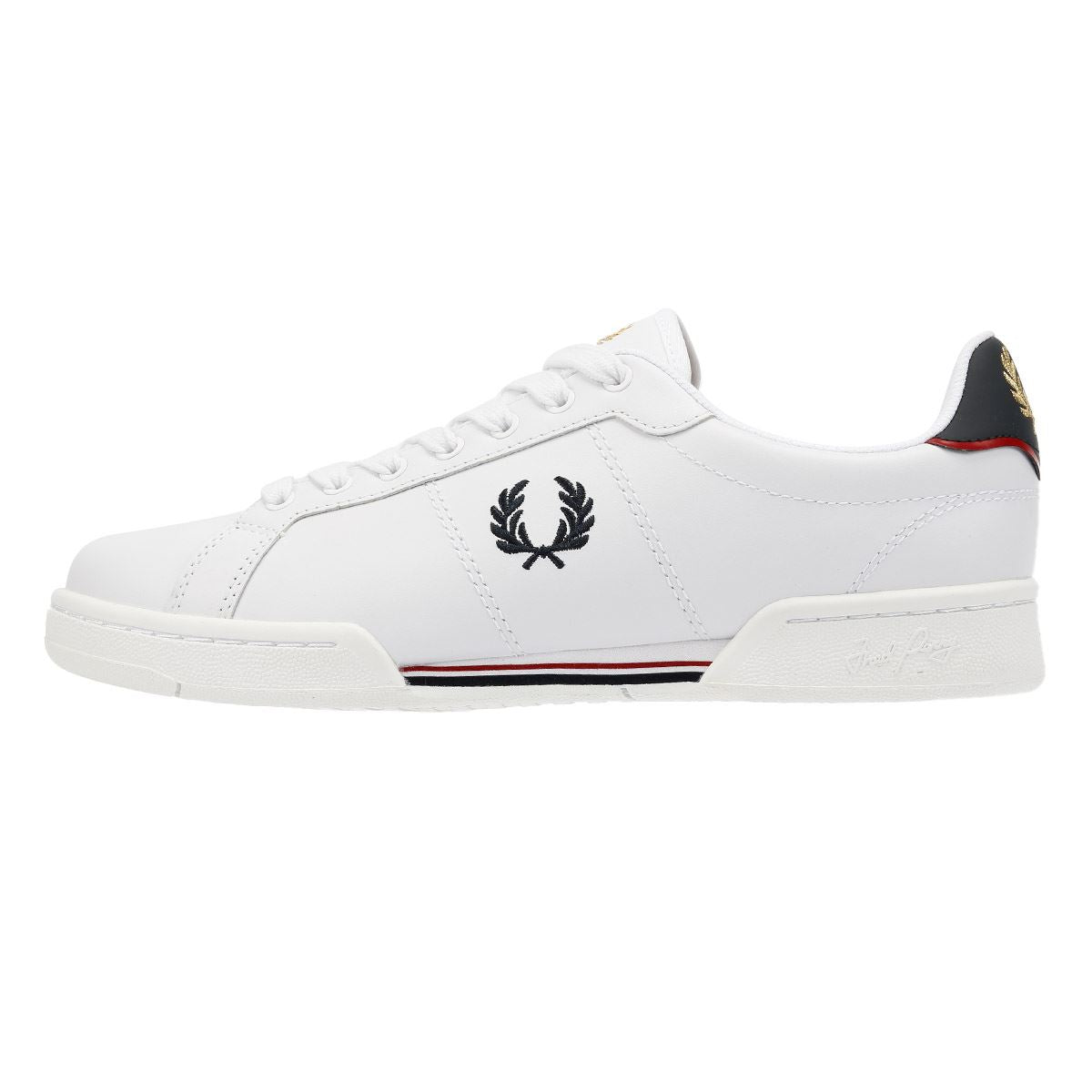 Fred Perry Split Cup Leder Herren Weiße Sneakers