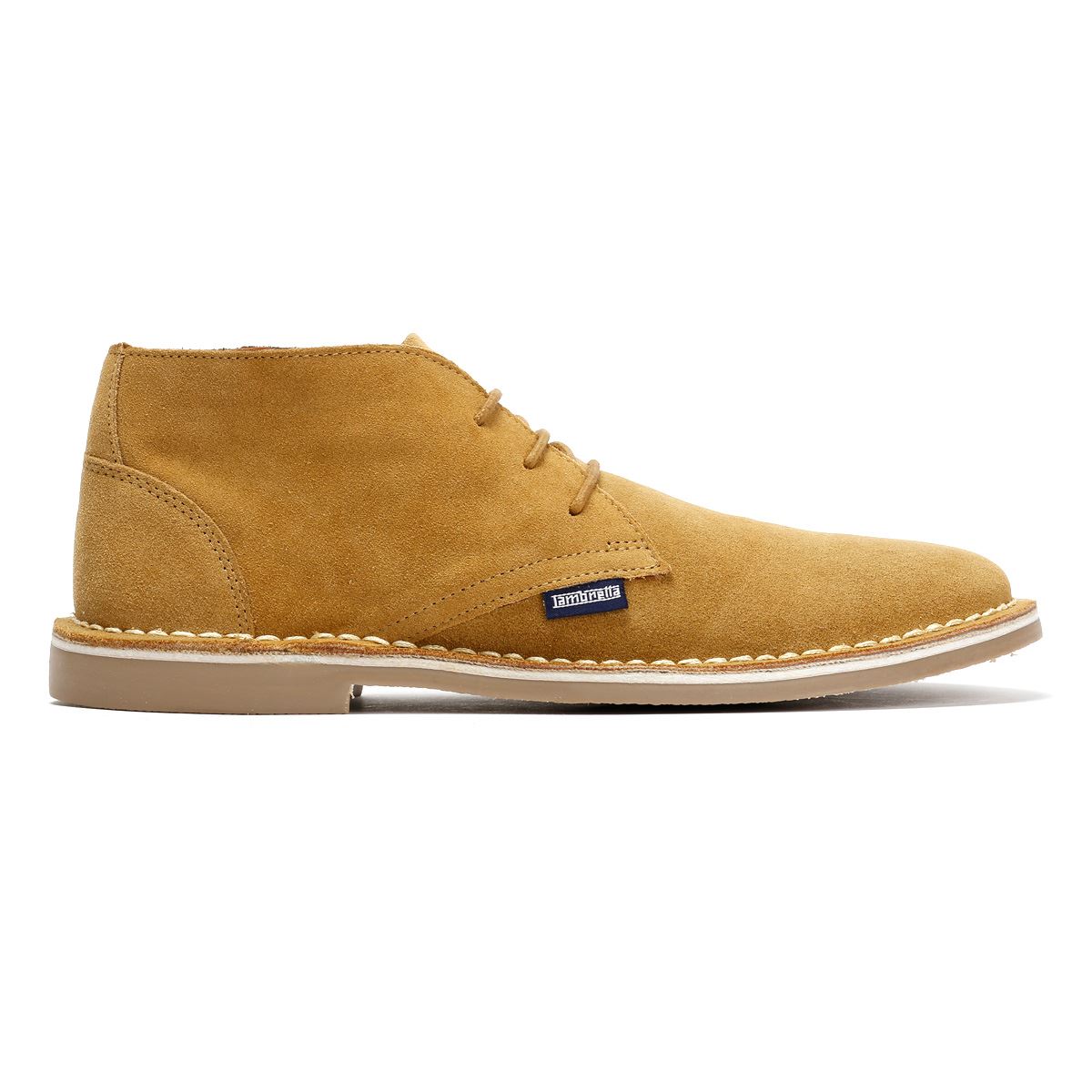 Lambretta Chiswick Wildleder Herren Braune Stiefel