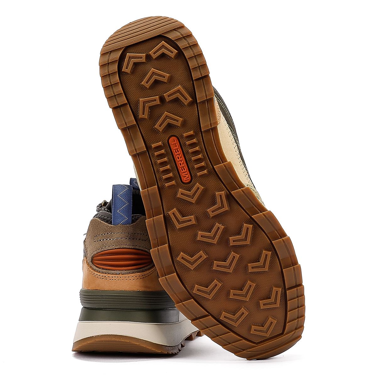 Merrell Alpine 83 Recraft Herren Olivgrün/Mehrfarbige Stoff-Sneakers