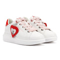 Karl Lagerfeld Kapri Valentine Pendant Damen Sneaker Aus Weißem Leder