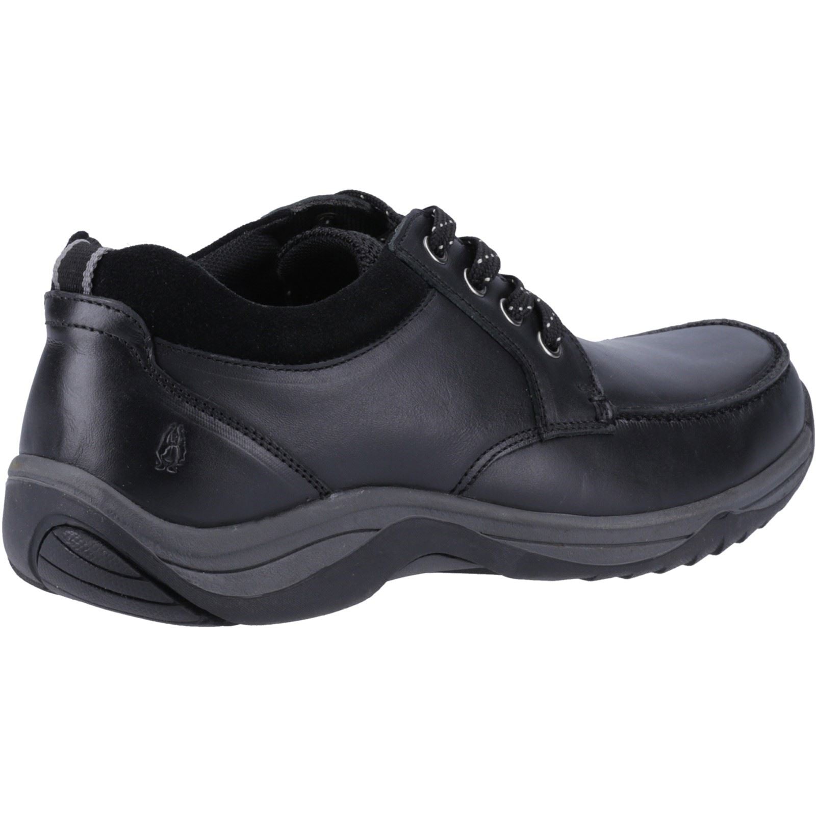Hush Puppies Derek Herrenschuhe Aus Schwarzem Leder Mit Schnürung