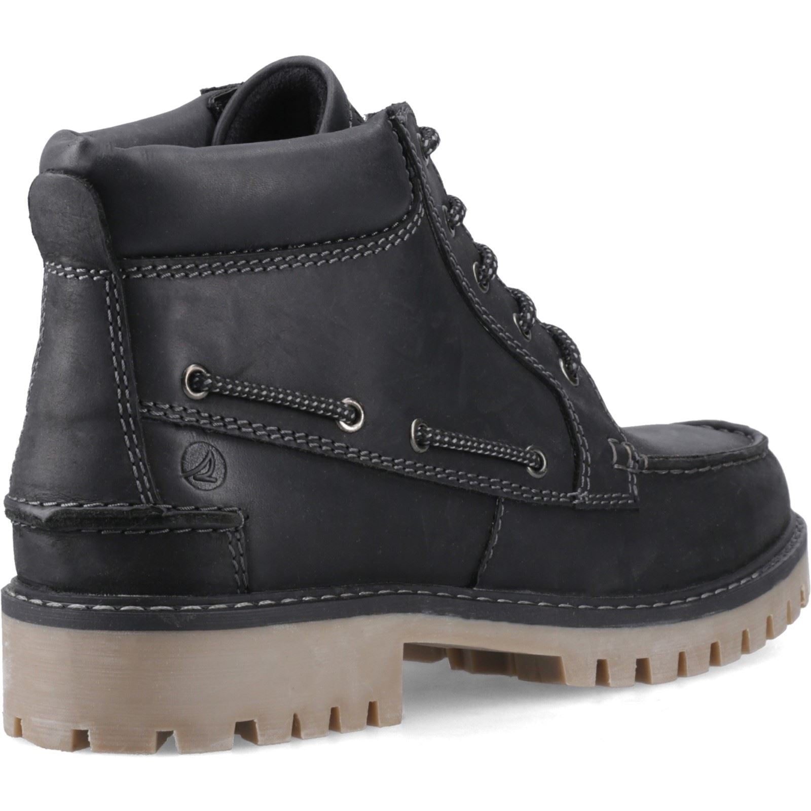 Sperry Baltimore Leder Herren schwarze Knöchelstiefel