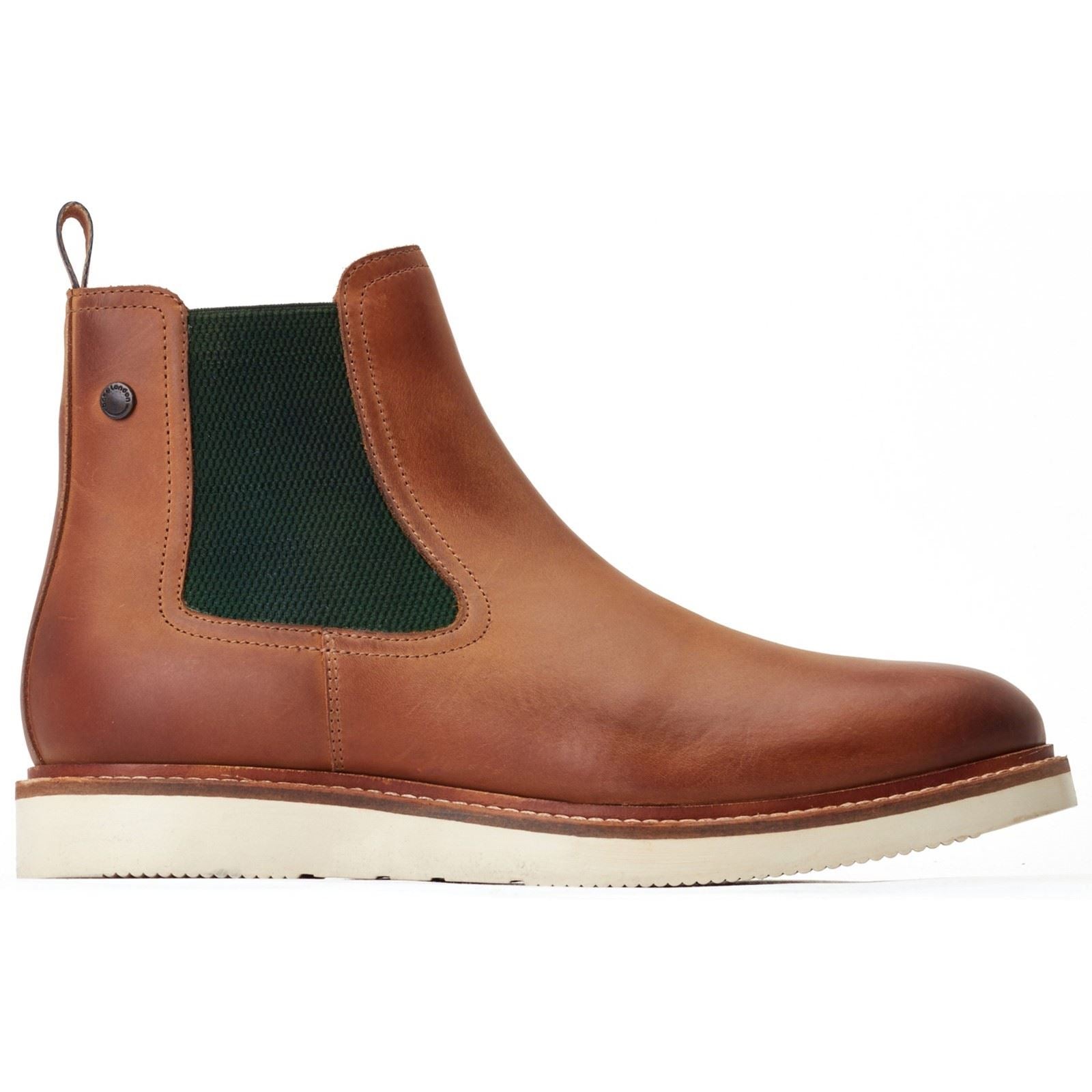 Base London Wynn Leder Herren Stiefel In Tan