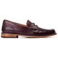 Base London Garfield Leder Herren Bordo Loafer