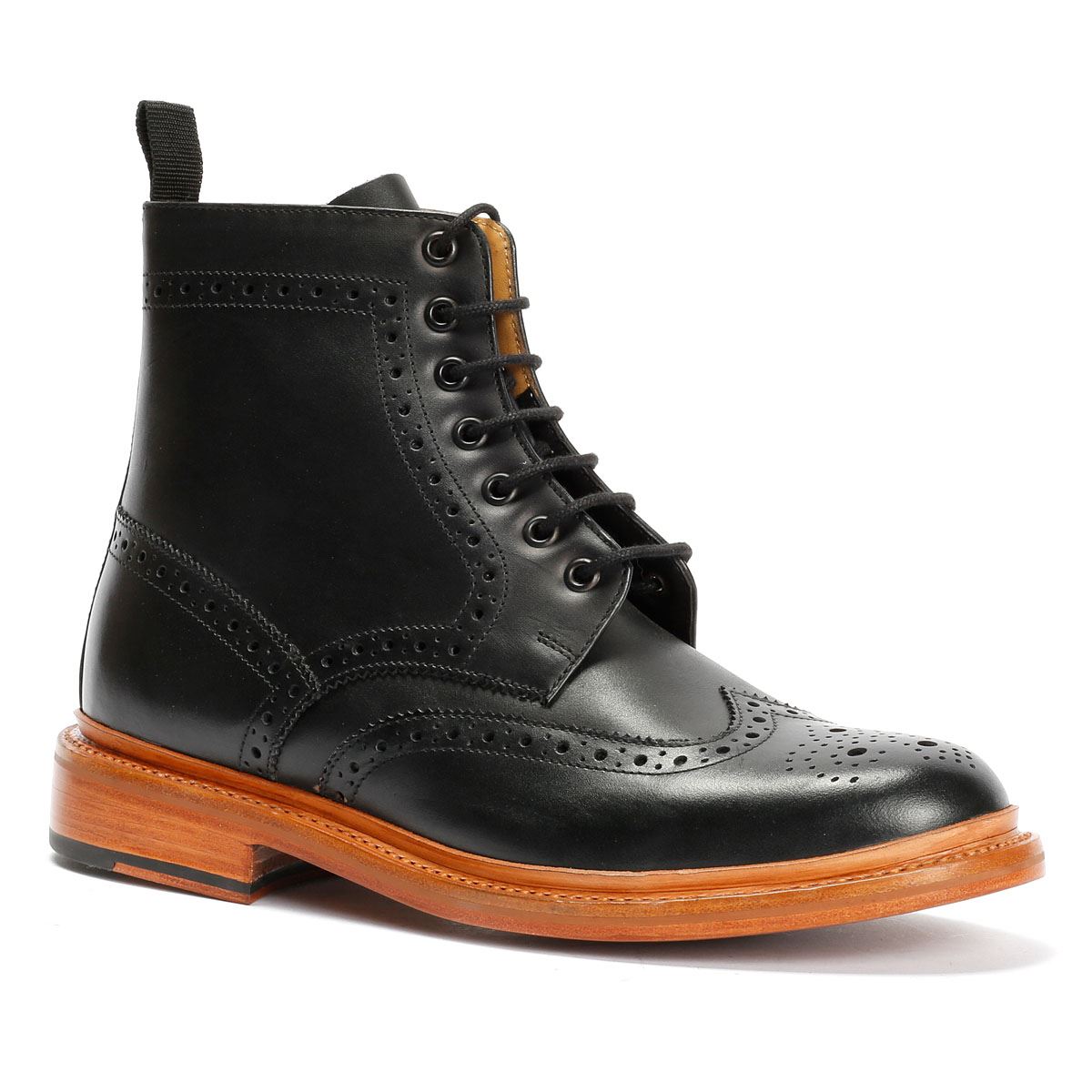 Chapman & Moore Walter Brogue Leder Herren Braune Stiefel