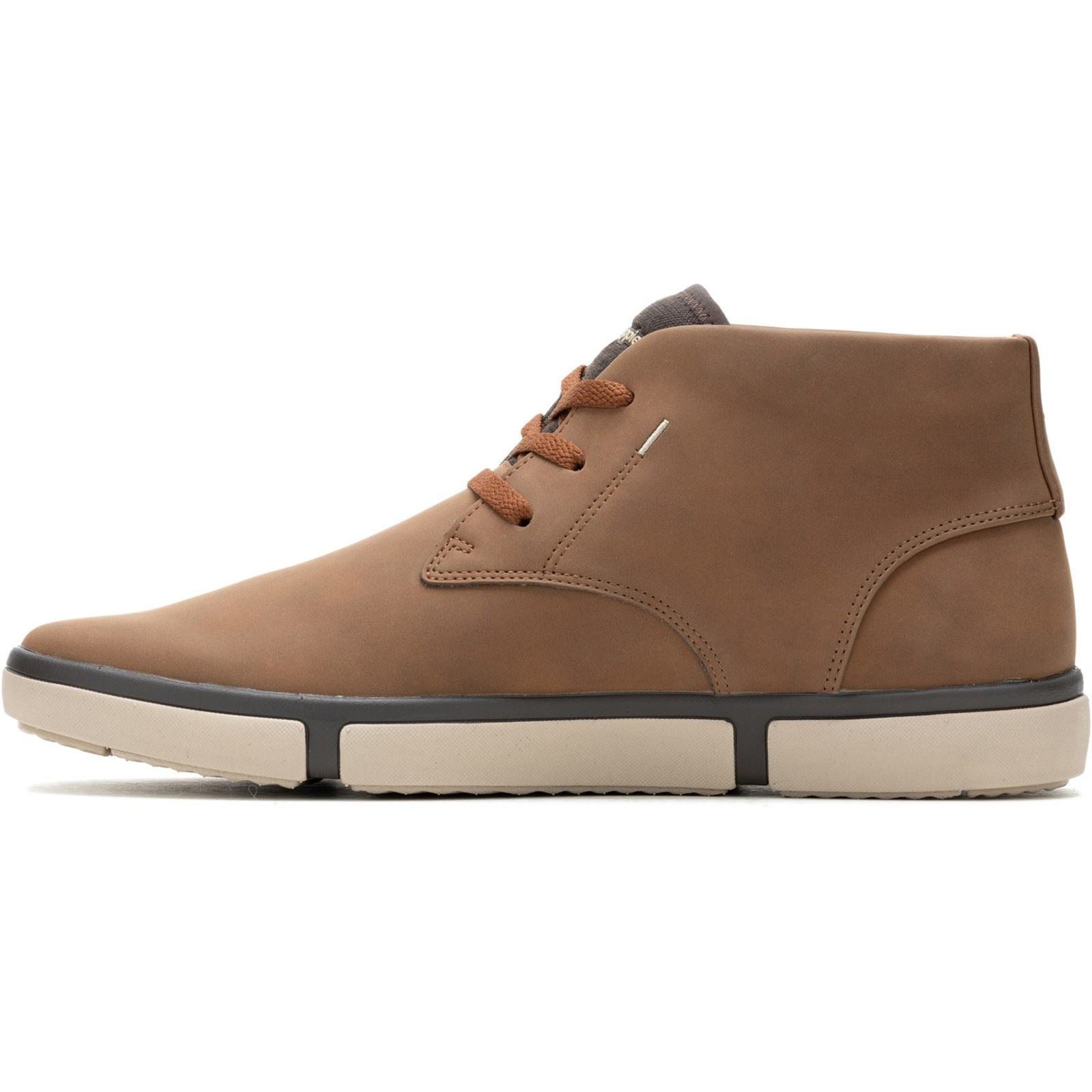 Hush Puppies Briggs Chukka Leder Herren Cognac Stiefel