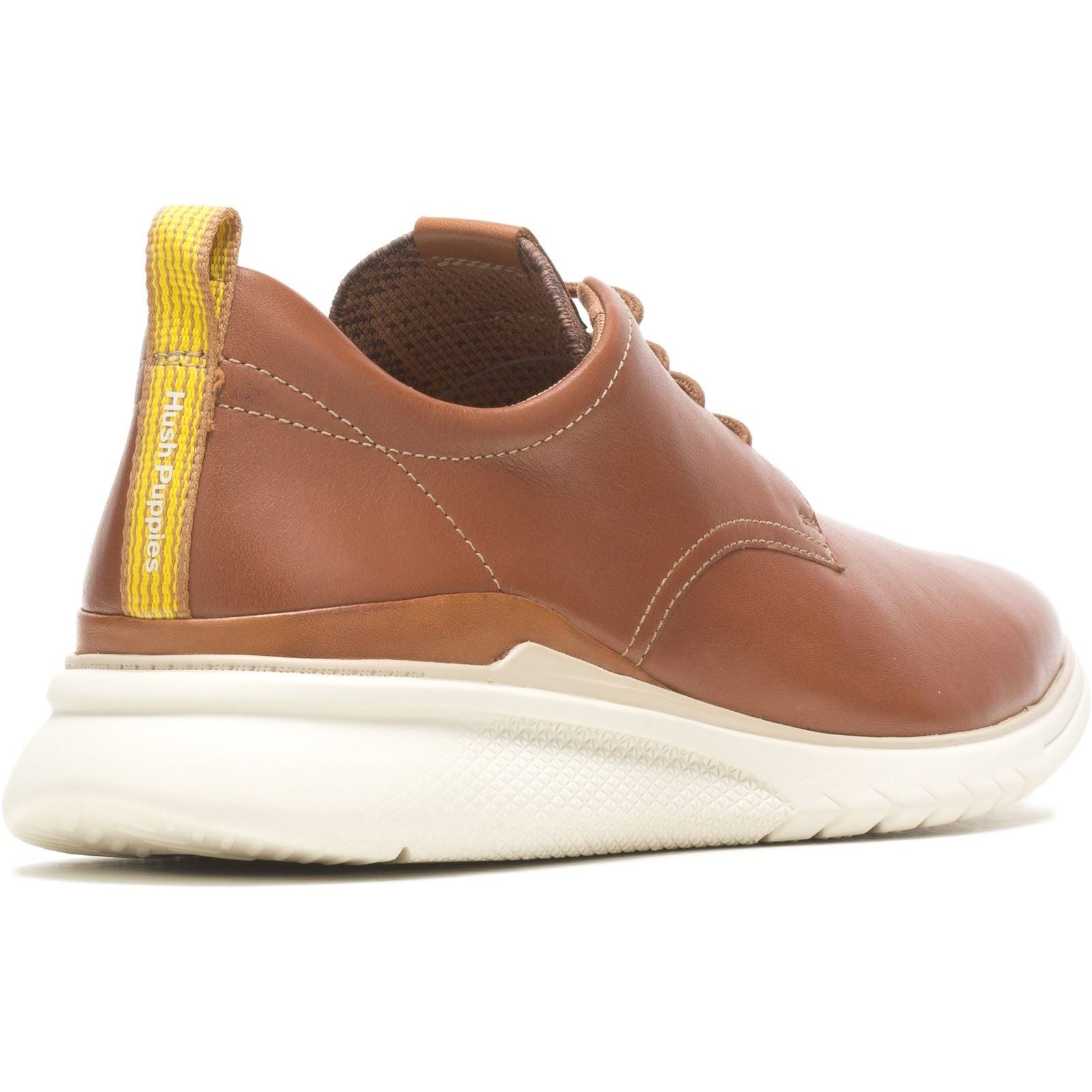 Hush Puppies Advance Lace Up Herren Lederschuhe In Tan Zum Schnüren