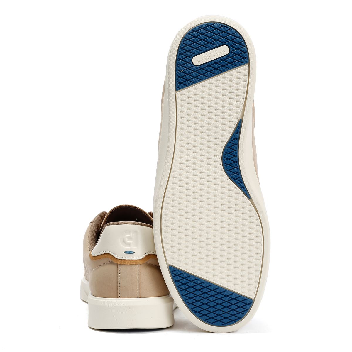 Cole Haan Grand Crosscourt Nubuk Herren Sneakers In Beige