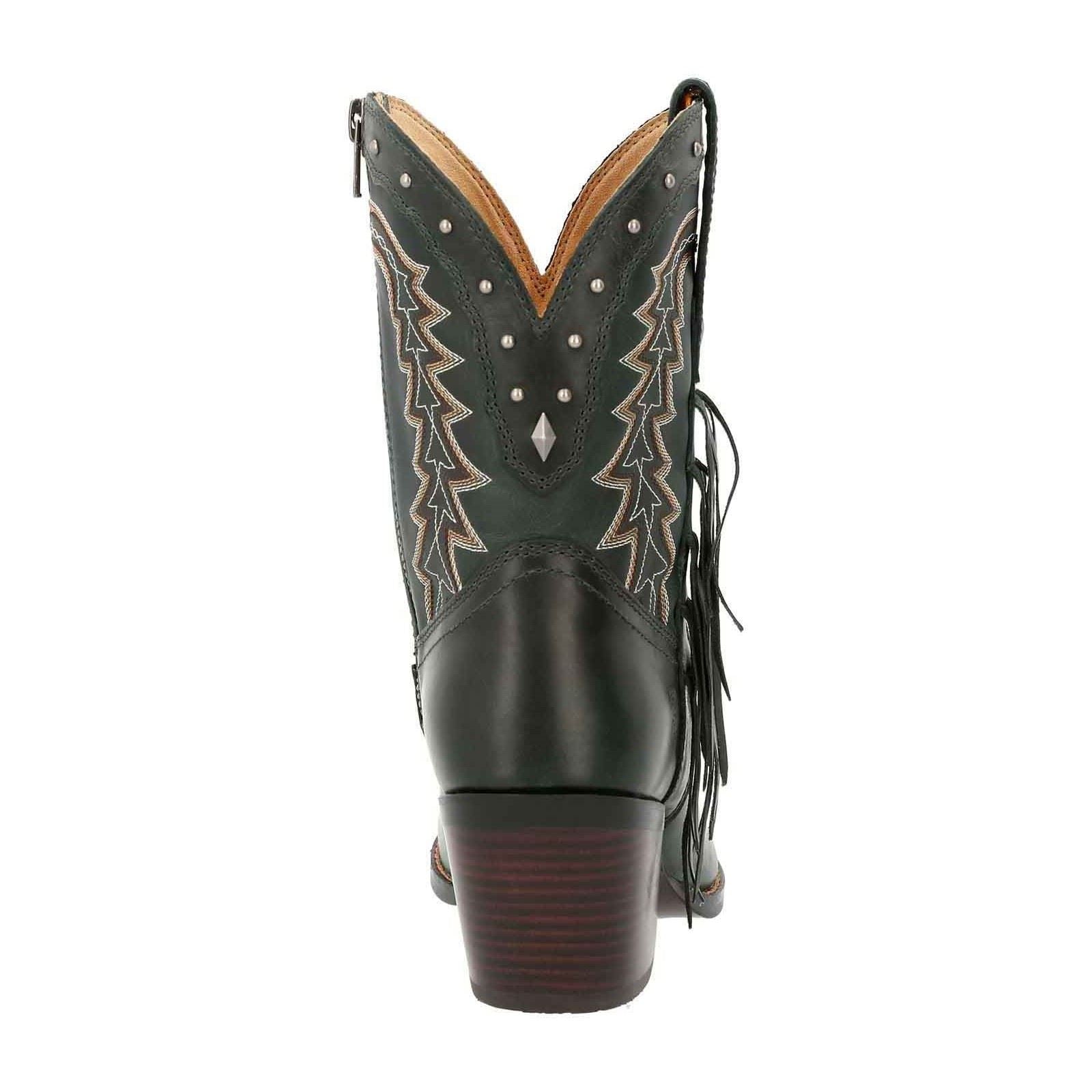 Durango Crush Bootie Leder Damen Sattelbraun/Dunkelblau Stiefel