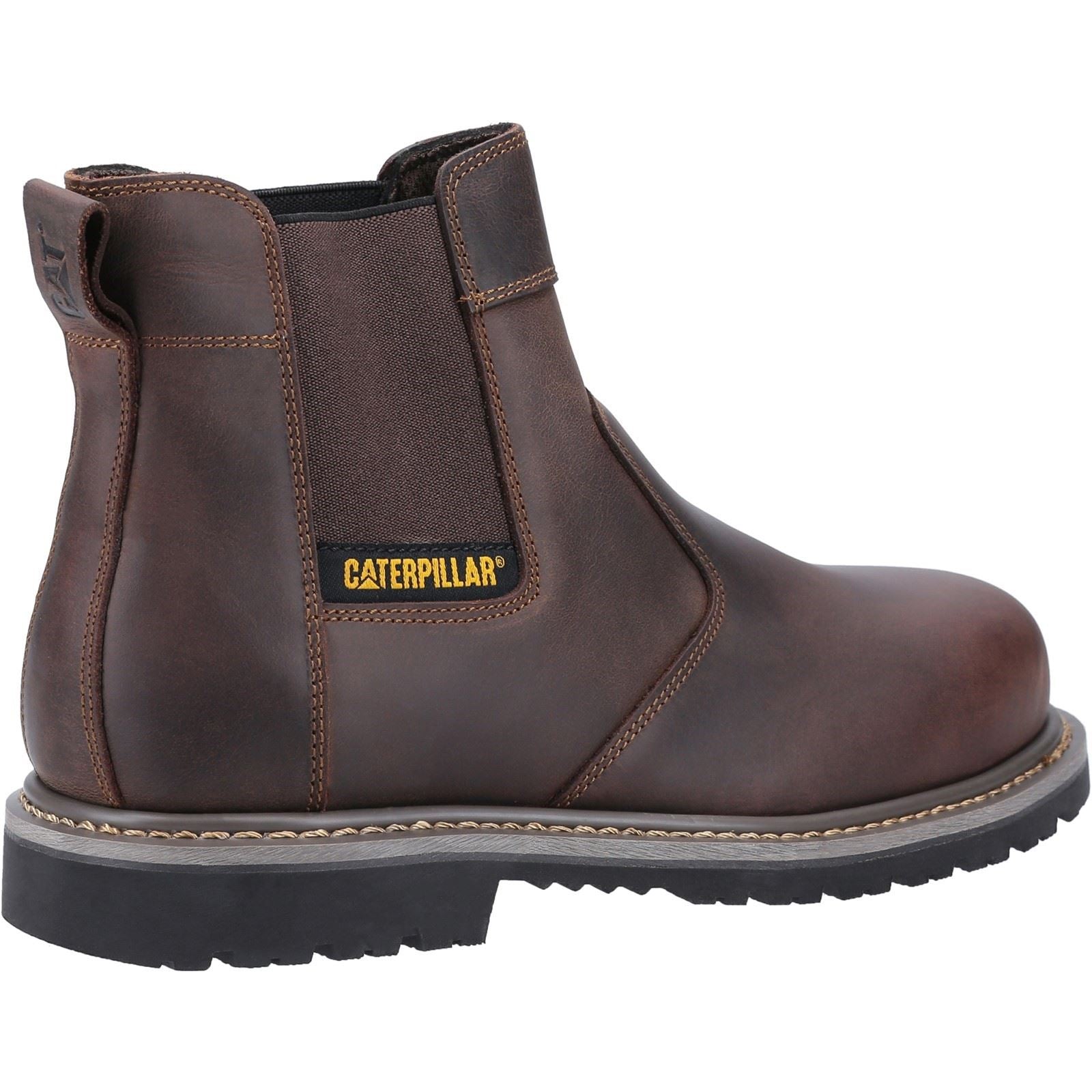 Caterpillar Powerplant Händler Nubuck Braun Sicherheitsschuhe
