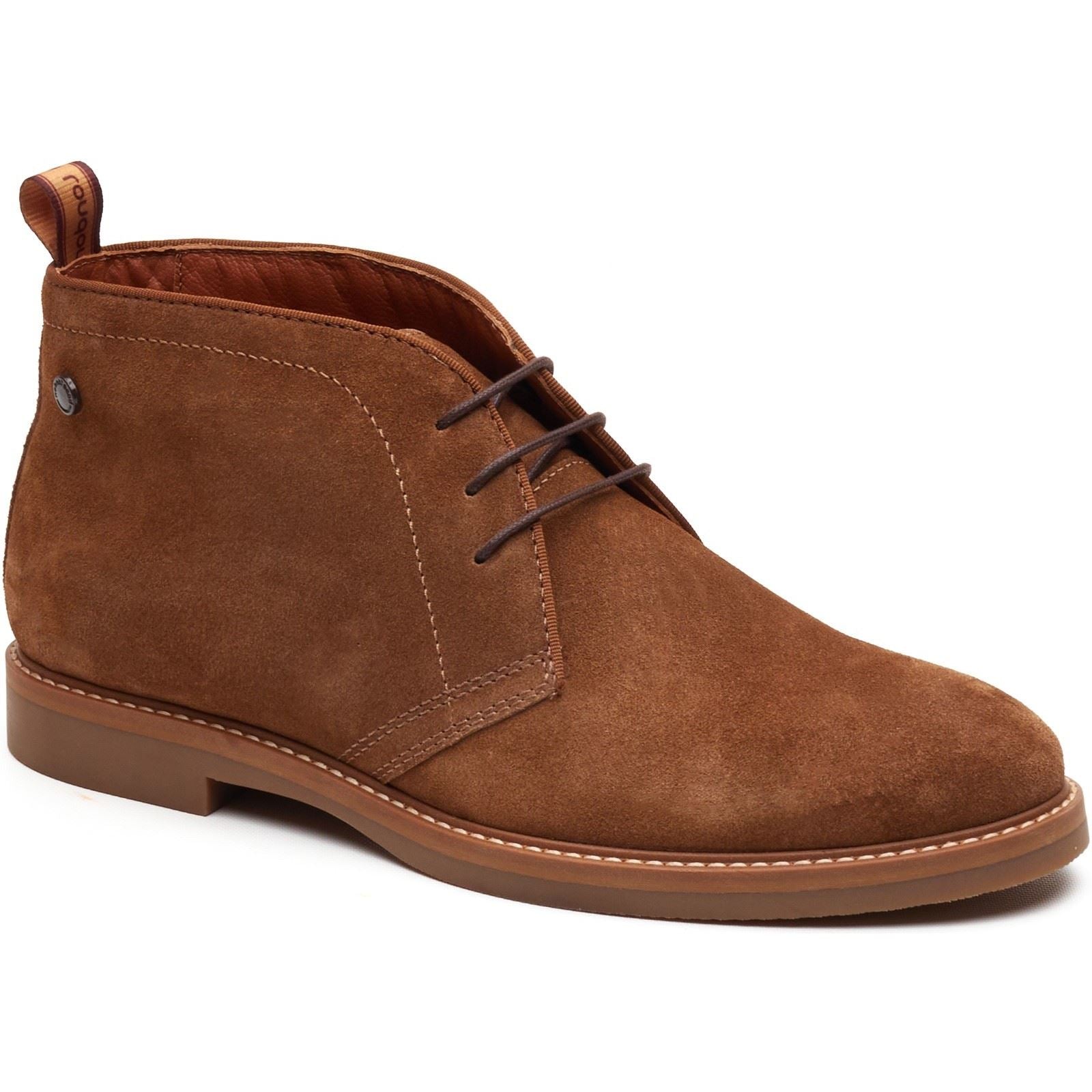 Base London Carlton Chukka Leder Herren Ingwer Stiefel