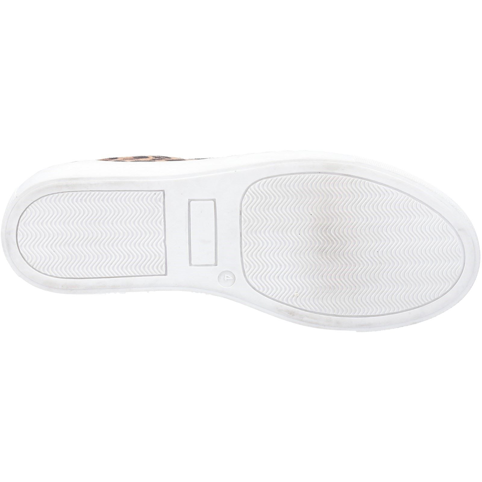 Hush Puppies Tessa Wildleder Damen Leoparden-Sneakers