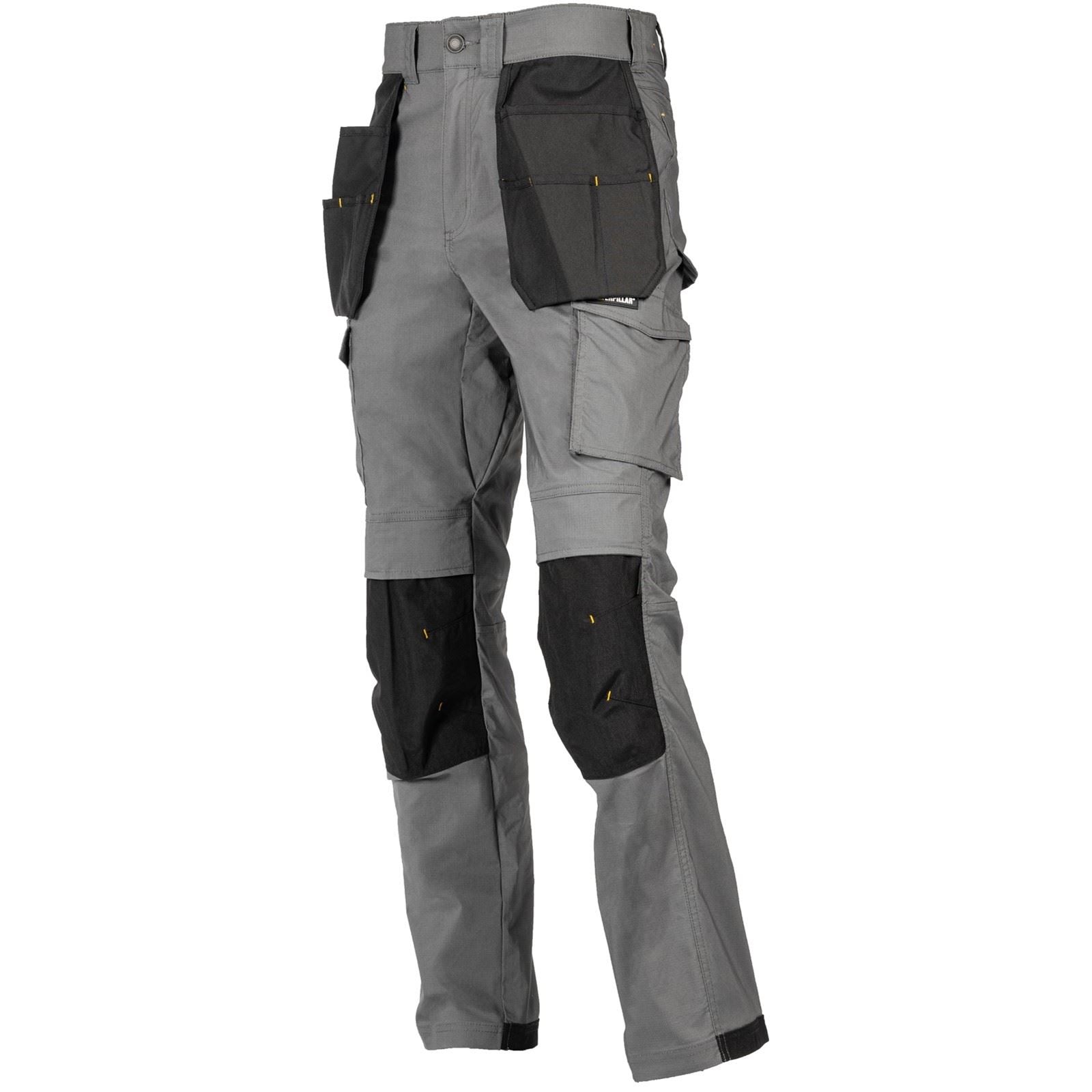 Caterpillar Nexus Holster Stretch Pocket Baumwoll Herren Graue Outdoor Hosen