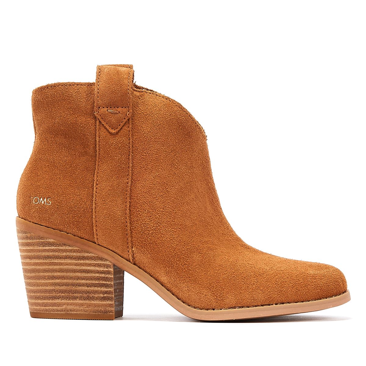 TOMS Konstanze Wildleder Damen Stiefel In Tan
